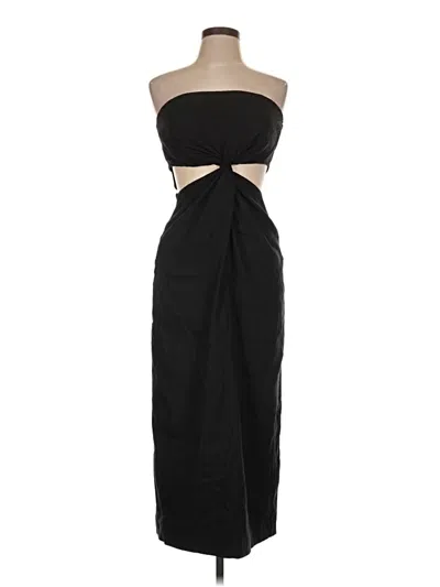 Pre-owned Zara Cocktail Dress In Black