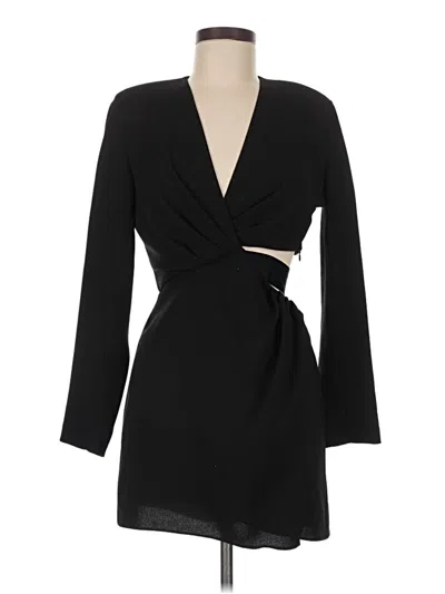 Pre-owned Zara Cocktail Dress In Black