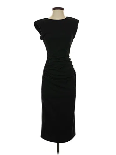 Pre-owned Zara Cocktail Dress In Black