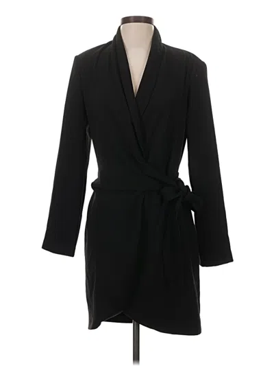 Pre-owned Zara Cocktail Dress In Black