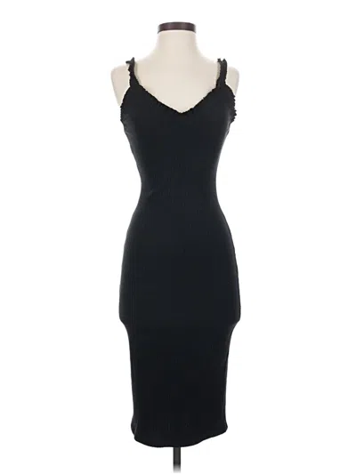 Pre-owned Zara Cocktail Dress In Black