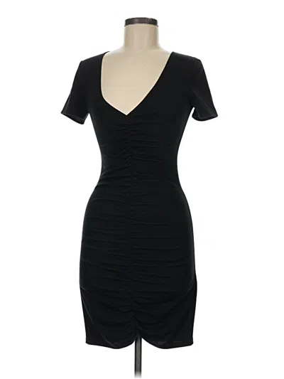 Pre-owned Zara Cocktail Dress In Black