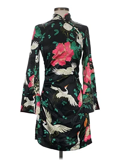 Pre-owned Zara Cocktail Dress In Black