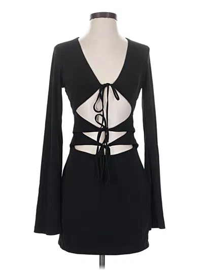 Pre-owned Zara Cocktail Dress In Black