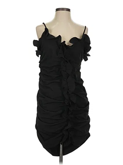 Pre-owned Zara Cocktail Dress In Black