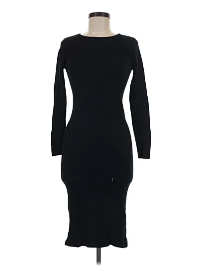 Pre-owned Zara Cocktail Dress In Black