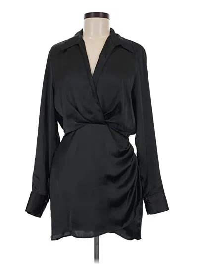 Pre-owned Zara Cocktail Dress In Black