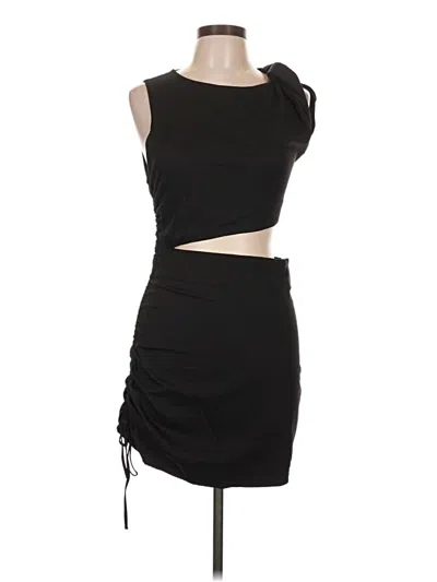 Pre-owned Zara Cocktail Dress In Black