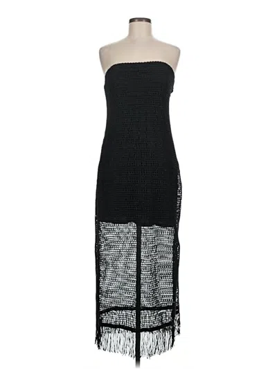 Pre-owned Zara Cocktail Dress In Black