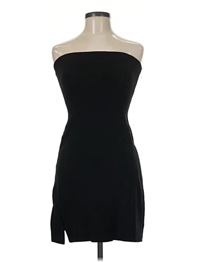 Pre-owned Zara Cocktail Dress In Black