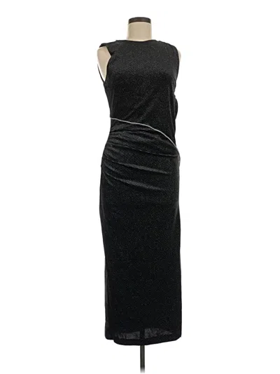 Pre-owned Zara Cocktail Dress In Black