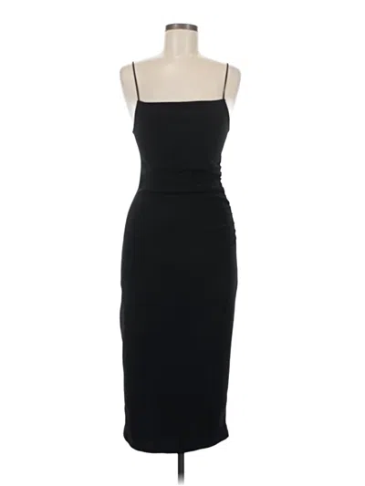 Pre-owned Zara Cocktail Dress In Black
