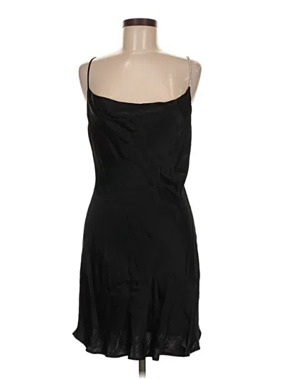Pre-owned Zara Cocktail Dress In Black