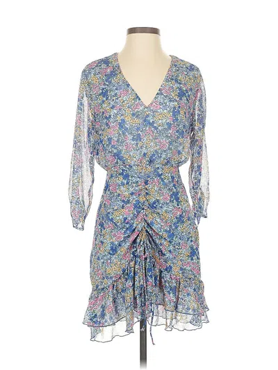 Pre-owned Zara Cocktail Dress In Blue