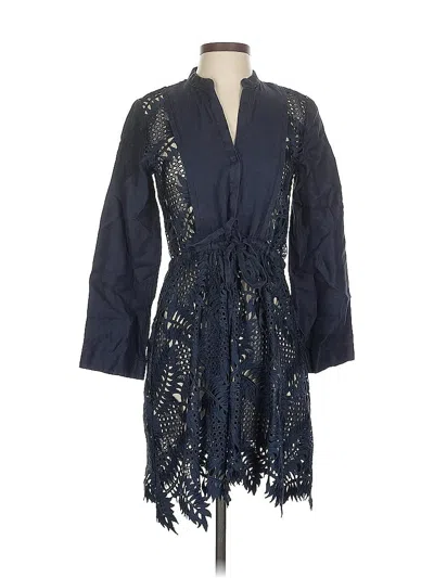Pre-owned Zara Cocktail Dress In Blue