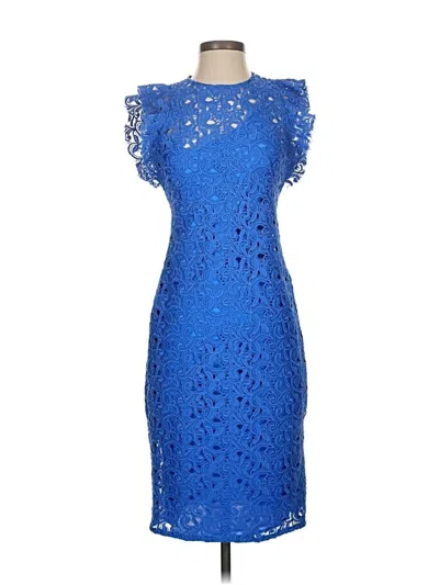 Pre-owned Zara Cocktail Dress In Blue