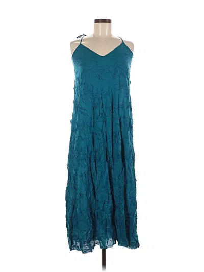 Pre-owned Zara Cocktail Dress In Blue