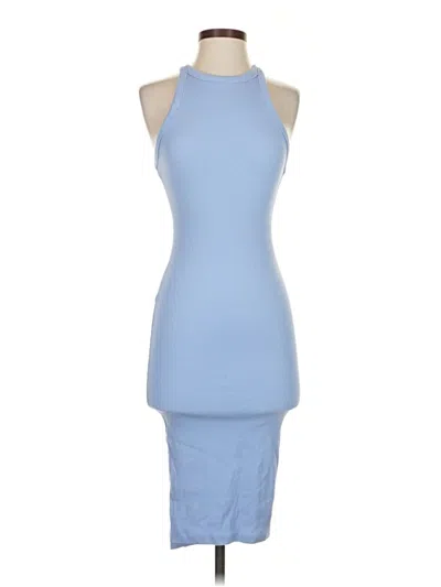 Pre-owned Zara Cocktail Dress In Blue