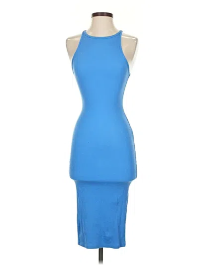 Pre-owned Zara Cocktail Dress In Blue