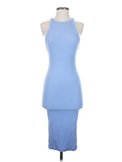 Pre-owned Zara Cocktail Dress In Blue