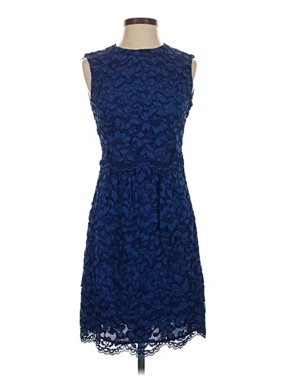 Pre-owned Zara Cocktail Dress In Blue