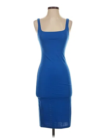 Pre-owned Zara Cocktail Dress In Blue