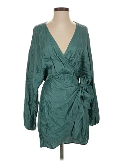 Pre-owned Zara Cocktail Dress In Blue