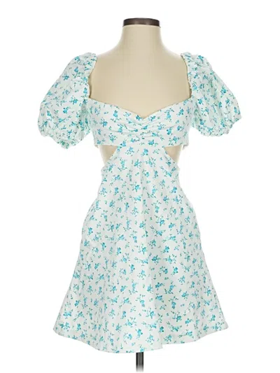 Pre-owned Zara Cocktail Dress In Blue