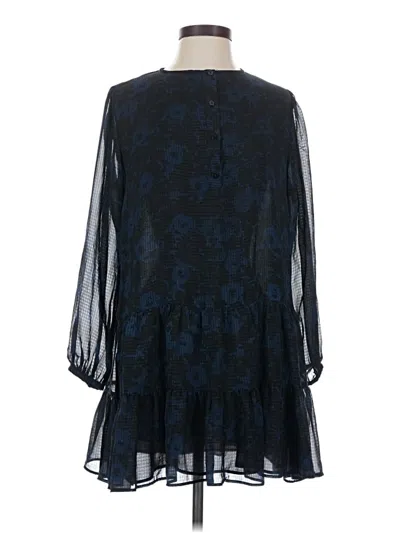 Pre-owned Zara Cocktail Dress In Blue