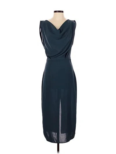 Pre-owned Zara Cocktail Dress In Blue