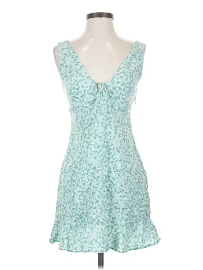 Pre-owned Zara Cocktail Dress In Blue