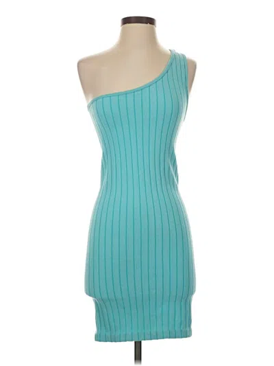 Pre-owned Zara Cocktail Dress In Blue