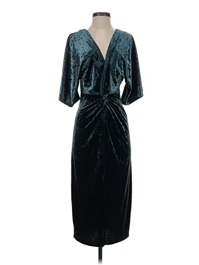 Pre-owned Zara Cocktail Dress In Blue