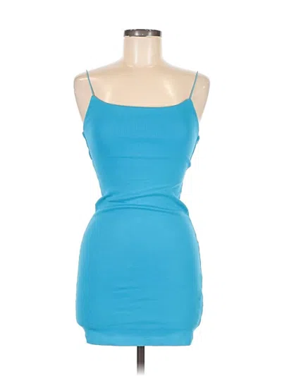 Pre-owned Zara Cocktail Dress In Blue