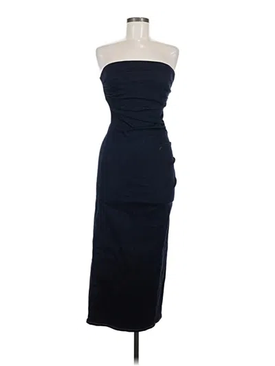Pre-owned Zara Cocktail Dress In Blue