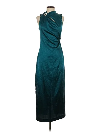Pre-owned Zara Cocktail Dress In Blue