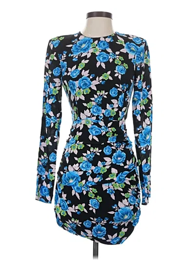 Pre-owned Zara Cocktail Dress In Blue