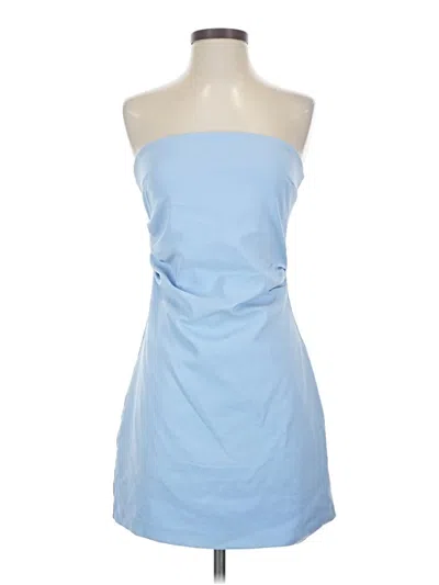 Pre-owned Zara Cocktail Dress In Blue