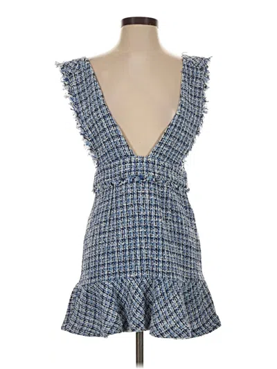 Pre-owned Zara Cocktail Dress In Blue