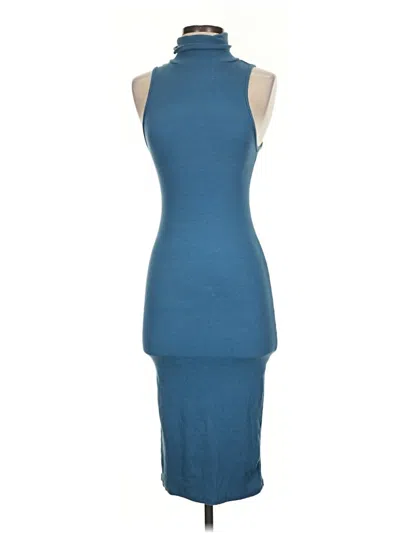 Pre-owned Zara Cocktail Dress In Blue
