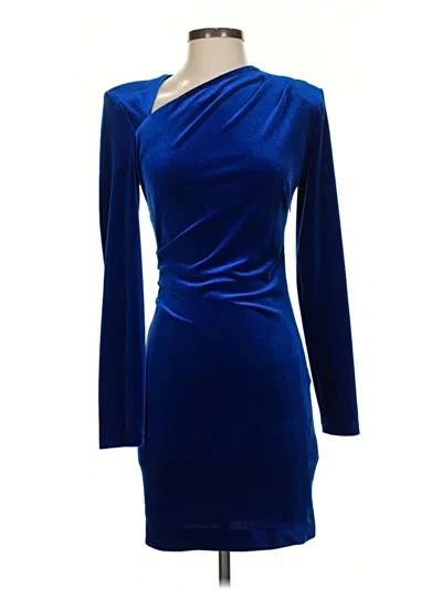 Pre-owned Zara Cocktail Dress In Blue