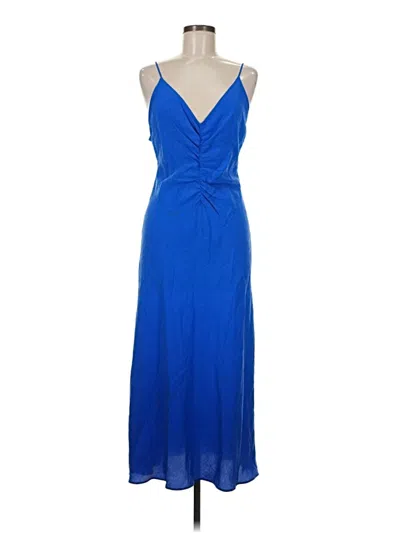 Pre-owned Zara Cocktail Dress In Blue