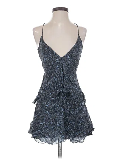 Pre-owned Zara Cocktail Dress In Blue
