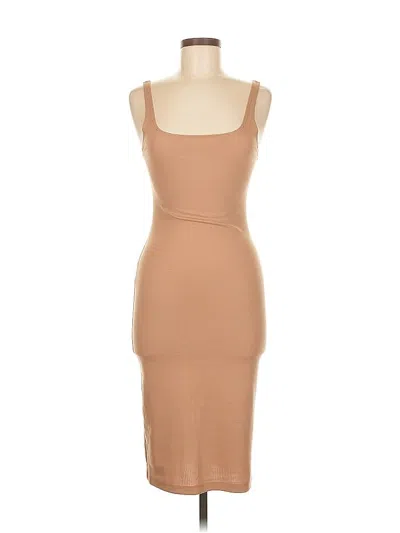 Pre-owned Zara Cocktail Dress In Brown