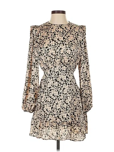 Pre-owned Zara Cocktail Dress In Brown