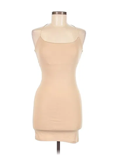 Pre-owned Zara Cocktail Dress In Brown