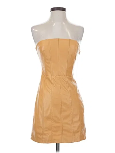 Zara Cocktail Dress In Brown