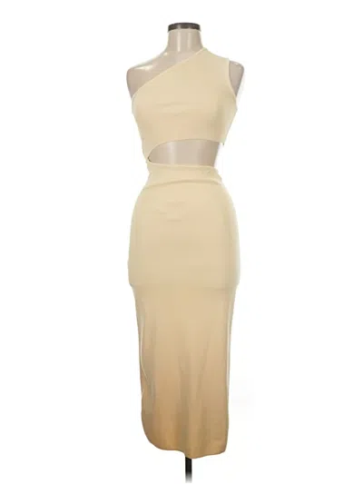 Pre-owned Zara Cocktail Dress In Brown