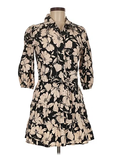 Pre-owned Zara Cocktail Dress In Brown