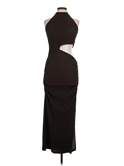 Pre-owned Zara Cocktail Dress In Brown